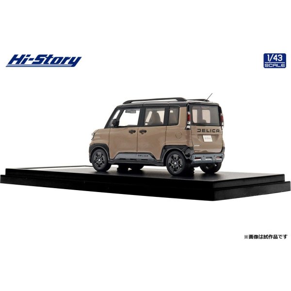 画像5: Hi Story 1/43 Mitsubishi Delica Mini (2025) Sand Beige Pearl x Black Mica