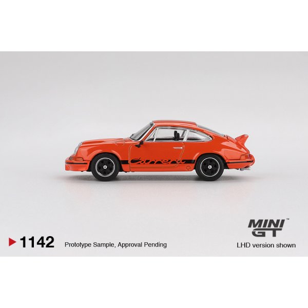 画像4: MINI GT 1/64 Porsche 911 Carrera RS 2.7 Tangerine/Black Livery (LHD)