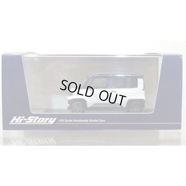 画像1: Hi Story 1/43 Mitsubishi Delica Mini (2025) White Pearl x Black Mica