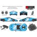 画像1: EIDOLON 1/43 Lamborghini Centenario LP770-4 2016 Rear Wing up Azzurro Pearl Limited 32 pcs. (1)