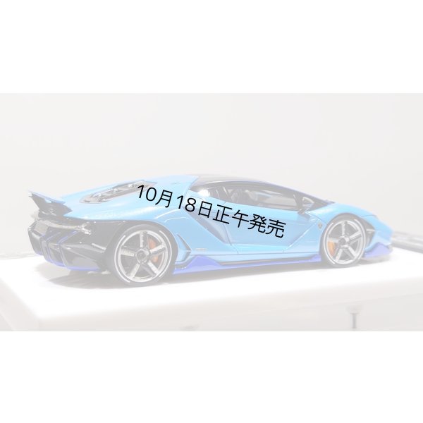 画像8: EIDOLON 1/43 Lamborghini Centenario LP770-4 2016 Rear Wing up Azzurro Pearl Limited 32 pcs.