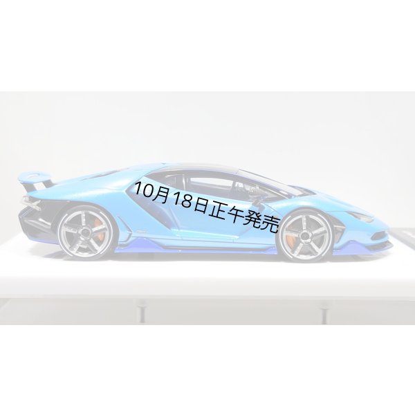 画像7: EIDOLON 1/43 Lamborghini Centenario LP770-4 2016 Rear Wing up Azzurro Pearl Limited 32 pcs.