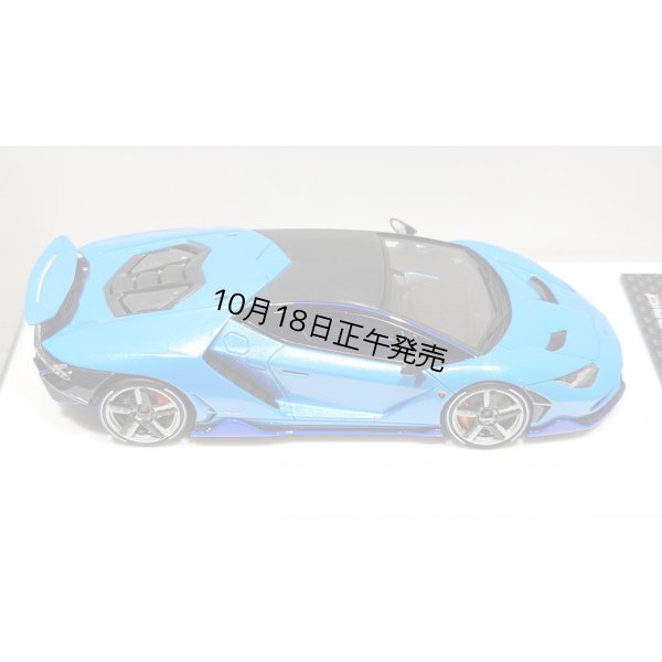 画像9: EIDOLON 1/43 Lamborghini Centenario LP770-4 2016 Rear Wing up Azzurro Pearl Limited 32 pcs.