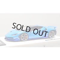 EIDOLON 1/43 Lamborghini Centenario LP770-4 2016 Rear Wing up Azzurro Pearl Limited 32 pcs.