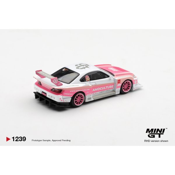 画像3: MINI GT 1/64 Nissan Silvia (S15) LB-Super Silhouette AMOCULTURE (RHD)