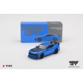 MINI GT 1/64 Ford Mustang Dark Horse 2024 Grabber Blue (LHD)