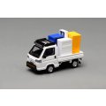 MOTORHELIX 1/64 Honda Acty Truck Customized Edition Refurbished Version Taffeta White
