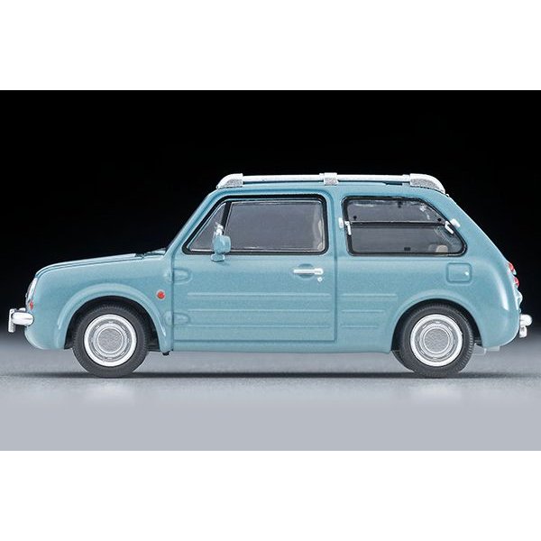 画像3: TOMYTEC 1/64 Limited Vintage NEO Nissan Pao (Aqua Gray) 1989
