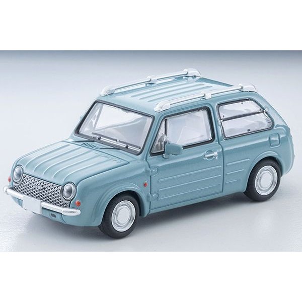 画像1: TOMYTEC 1/64 Limited Vintage NEO Nissan Pao (Aqua Gray) 1989