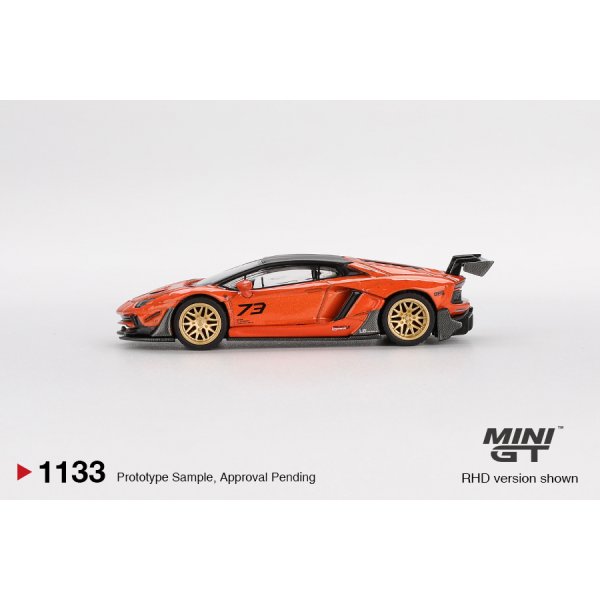 画像4: MINI GT 1/64 LB-WORKS Lamborghini Aventador Limited Edition Orange MDX 2025 (RHD)