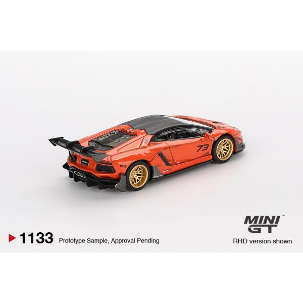 画像3: MINI GT 1/64 LB-WORKS Lamborghini Aventador Limited Edition Orange MDX 2025 (RHD)