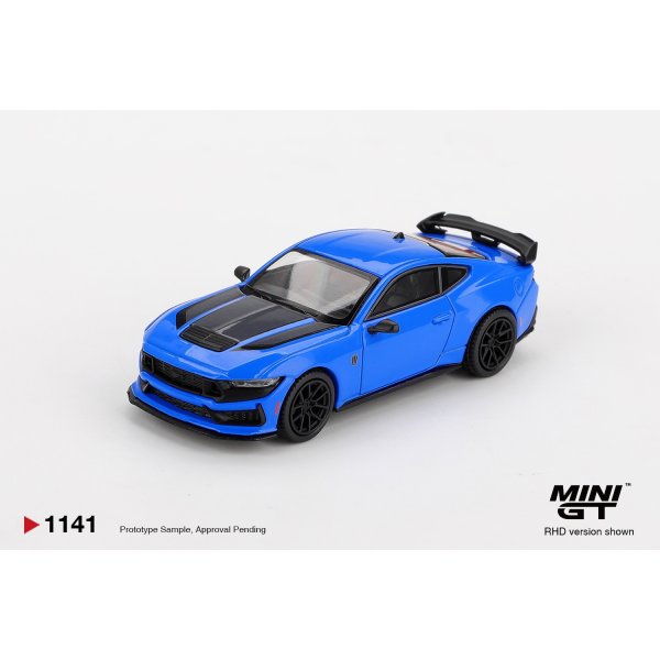画像2: MINI GT 1/64 Ford Mustang Dark Horse 2024 Grabber Blue (RHD)