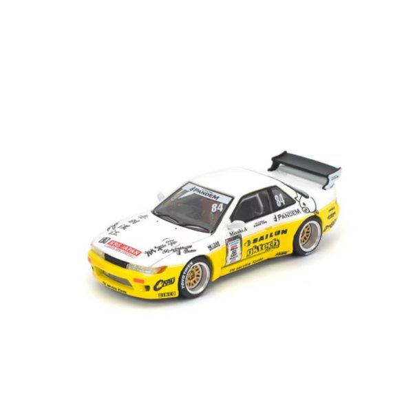 画像3: POP RACE 1/64 Pandem Silvia S13 2020 D1 Light Yellow/White