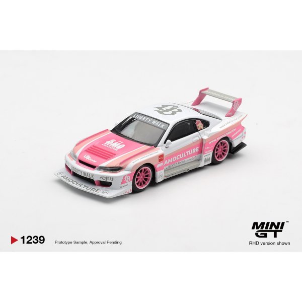 画像2: MINI GT 1/64 Nissan Silvia (S15) LB-Super Silhouette AMOCULTURE (RHD)