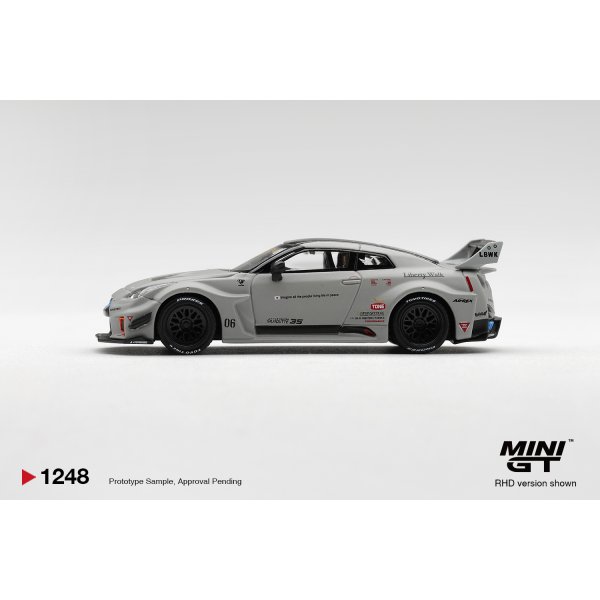 画像4: MINI GT 1/64 LB-Silhouette WORKS GT Nissan 35GT-RR Version 1 Matte Gray (RHD)