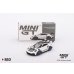 画像1: MINI GT 1/64 Porsche 911 (992) GT3 RS Weissach Package White/Indigo Blue (LHD) (1)