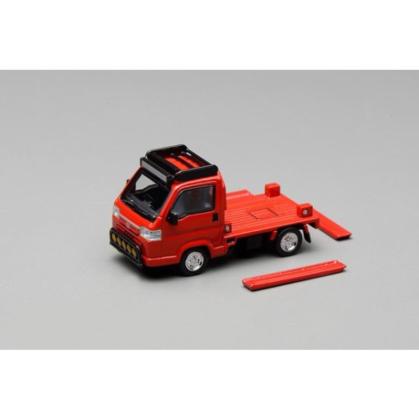 画像1: MOTORHELIX 1/64 Honda Acty Truck Customized Edition Refurbished Version Milano Red