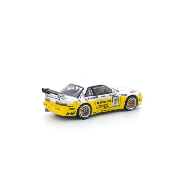 画像5: POP RACE 1/64 Pandem Silvia S13 2020 D1 Light Yellow/White