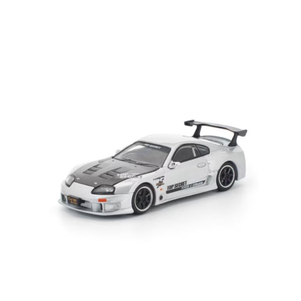 画像1: POP RACE 1/64 Top Secret GT300 Supra Silver