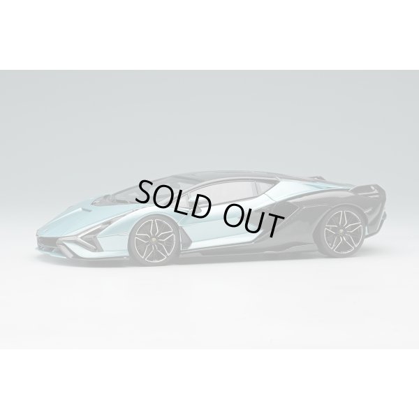 画像1: EIDOLON COLLECTION 1/43 Lamborghini Sian FKP 37 2019 Azzurro Tethys / Carbonio esposto Limited 50 pcs.