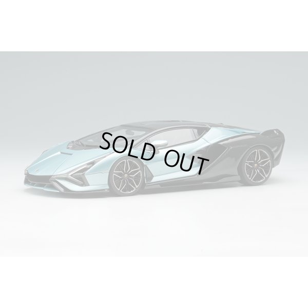 画像2: EIDOLON COLLECTION 1/43 Lamborghini Sian FKP 37 2019 Azzurro Tethys / Carbonio esposto Limited 50 pcs.