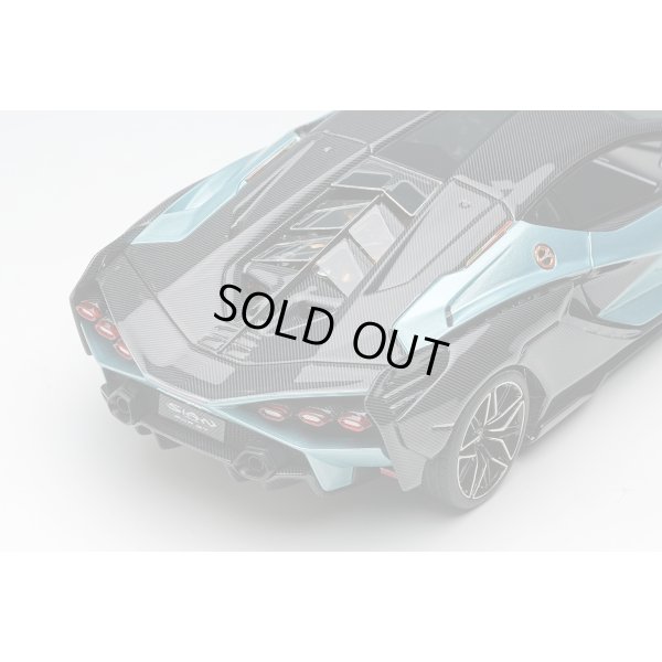 画像7: EIDOLON COLLECTION 1/43 Lamborghini Sian FKP 37 2019 Azzurro Tethys / Carbonio esposto Limited 50 pcs.