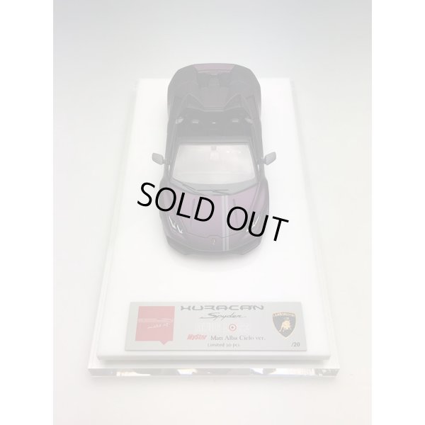 画像4: EIDOLON × MyStar 1/43 Lamborghini Huracan LP610-4 Spyder 2016 (AVIO livery)  Matt Alba Cielo ver. Limited 20 pcs. 