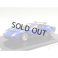 EIDOLON 1/43 Lamborghini Jota SVR 1975 -Exclusive for AXELLWORKS- Limited 22 pcs. Lobellia Blue/Gold