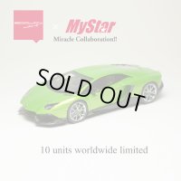 EIDOLON × MyStar 1/43 Lamborghini Aventador 50° Anniversario Giallo Verde Pearl ver. Limited 10 pcs.