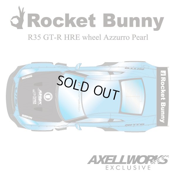 画像3: EIDOLON 1/43 Rocket Bunny R35 GT-R -Exclusive for AXELLWORKS- Limited 25 pcs. Azzurro Pearl