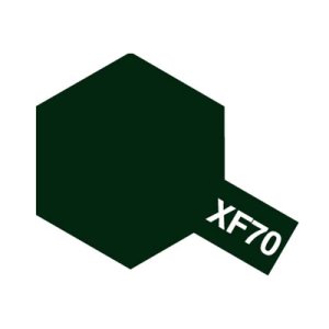 画像: アクリルミニ XF-70 暗緑色2