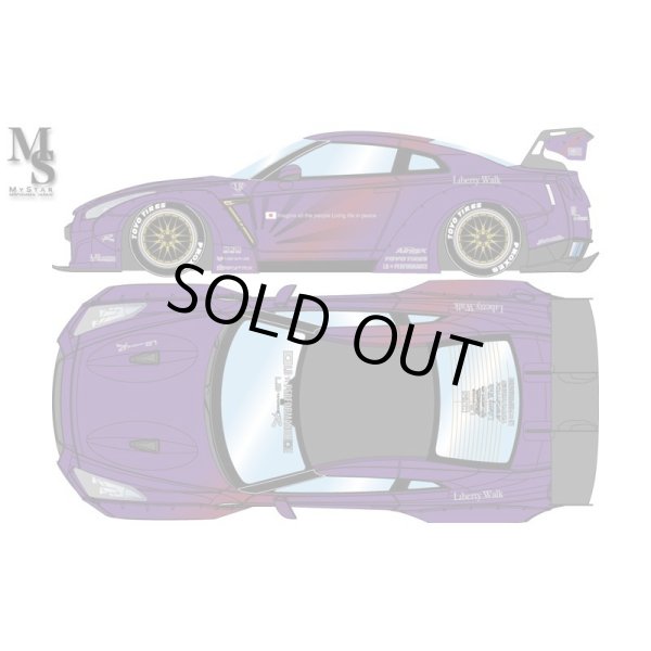 画像5: EIDOLON × MyStar 1/43 LB★WORKS R35 GT-R GT-wing BBS LM wheel Alba Cielo ver. Limited 50 pcs. (5)