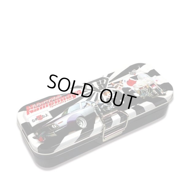 画像1: なめ猫コラボペンケース　黒 (1)