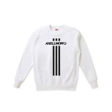 画像: AXELLWORKS Logo&3Line スウェット WHITE