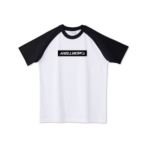画像: AXELLWORKS BOX logo ラグランTシャツ