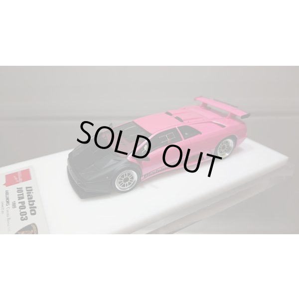 画像2: EIDOLON 1/43 Lamborghini Diablo SE30 JOTA PO.03 1995 Matt Black/Corona Rossa Limited 25 pcs. (2)