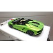 画像4: EIDOLON 1/43 Lamborghini Aventador S Roadster 2017 -Center lock wheel Ver.- Matt Giallo Verde Pearl Limited 25 pcs. (4)