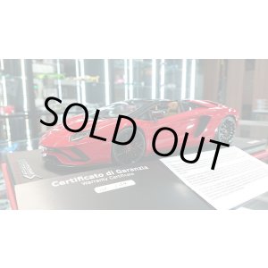 画像: MR Collection 1/18 Lamborghini Aventador S Road Ster Rosso Mars Limited 49pcs.