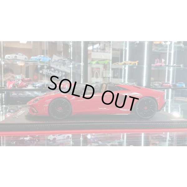 画像2: MR Collection 1/18 Lamborghini Aventador S Road Ster Rosso Mars Limited 49pcs.  (2)
