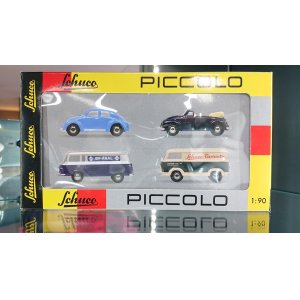 画像: piccolo Piccolo Gift Set B（Ford FK 1000 Van, VW Kafer, Barkas B1000 Van and VW Kafer Convertible）