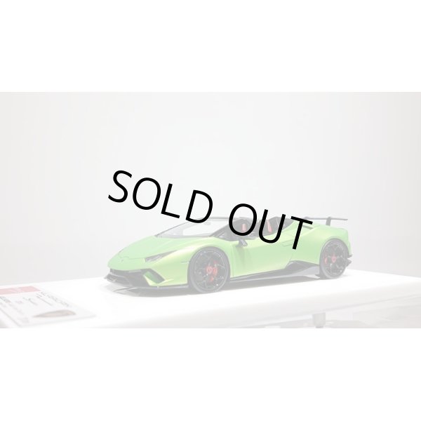 画像1: EIDOLON 1/43 Lamborghini Huracan Performante Spyder 2018 Mat Verde Giallo Limited 20pcs. (1)
