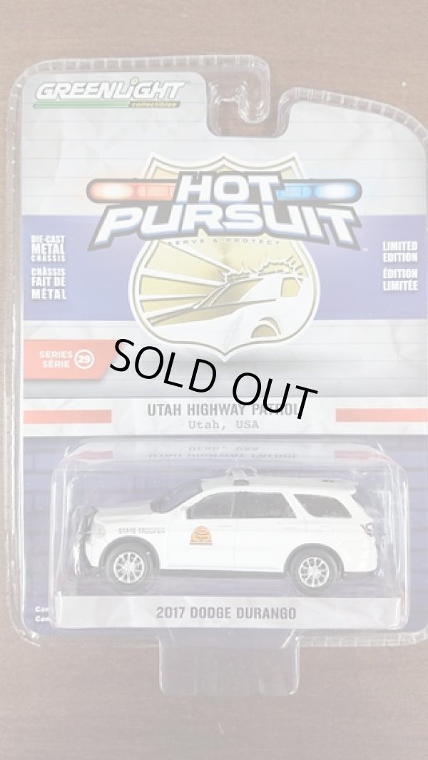 画像1: 1/64 HOT PURSUIT Series 29 UTAH HIGHWAY PATROL '17 DODGE DURANGO (1)