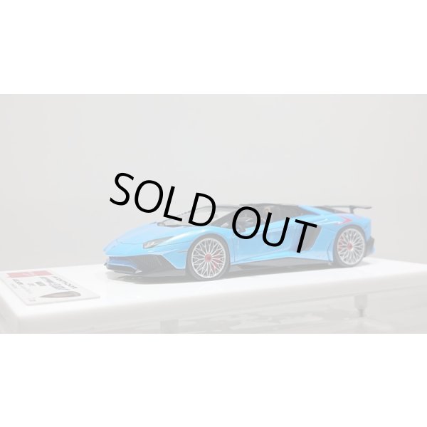 画像1: EIDOLON 1/43 Lamborghini Aventador LP750-4 SV Roadster 2015 Azzurro Pearl Limited 20pcs. (1)