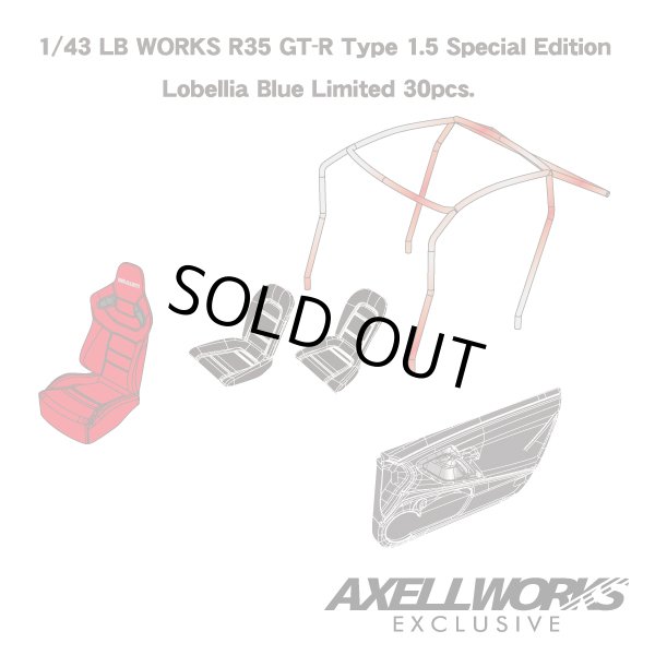 画像5: EIODOLON 1/43 LB WORKS GT-R Type 1.5 Special Edition 2017 Lobellia Blue Limited 30pcs. (5)