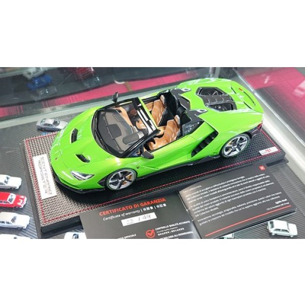 画像4: MR Collection 1/18 Lamborghini Centenario Roadster Verdo Mantis (4)