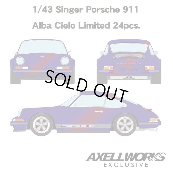 画像4: VISION 1/43 Singer Porsche 911(964) Alba Cielo Limited 24pcs. (4)