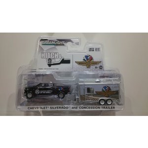 画像: GREEN LiGHT 1:64 HITCH&TOW INDIANAPOLIS CHEVROLET SILVERAD  AND CONCESSION TRAILER