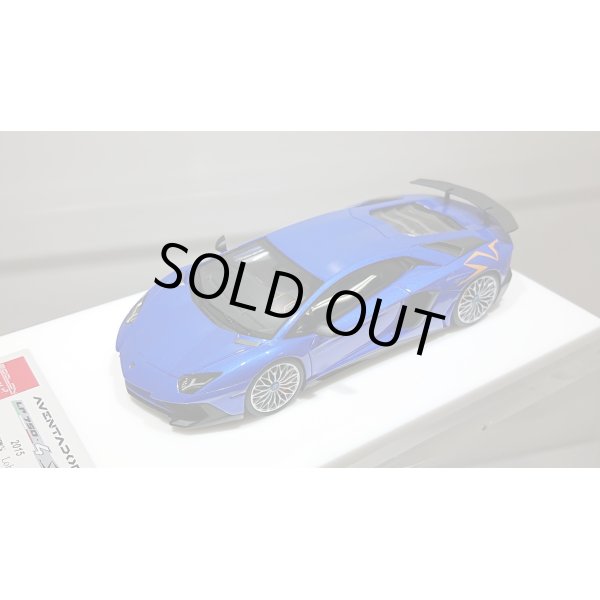 EIDOLON 1/43 Lamborghini Aventador LP750-4 SV 2015 Lobellia Blue