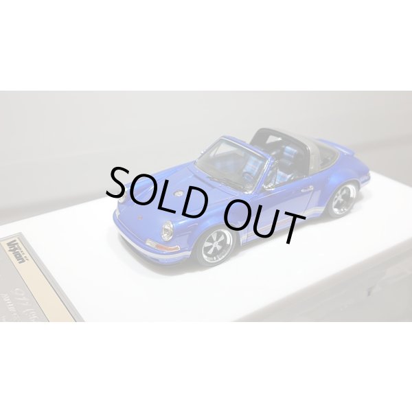 画像4: VISION 1/43 Singer Porsche 911(964) Targa Lobellia Blue Limited 30pcs. (4)