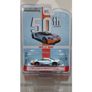 画像: GREEN LiGHT  1:64 Anniversary Collection Series 8 '19 FORD GT HERITAGE EDITION